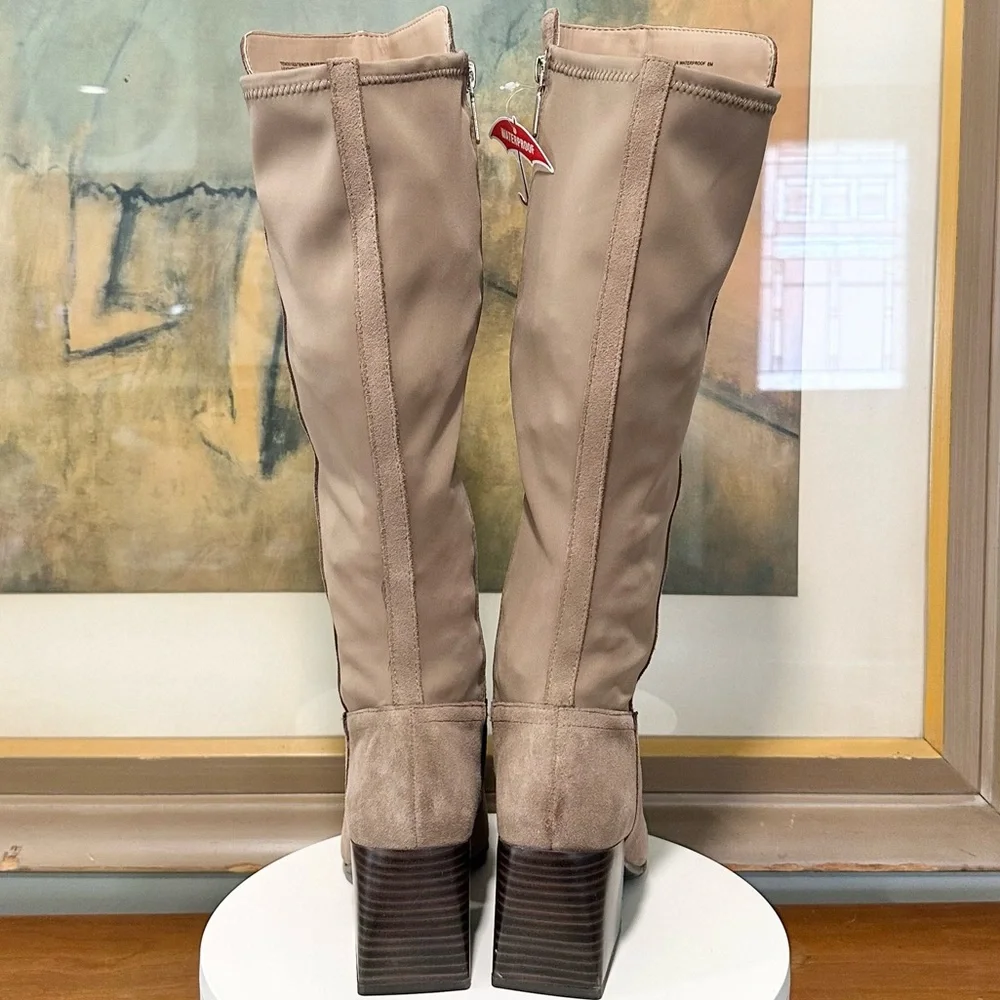 🌸BORN🌸 Tenor Waterproof Knee High Suede Boot Size: 6M